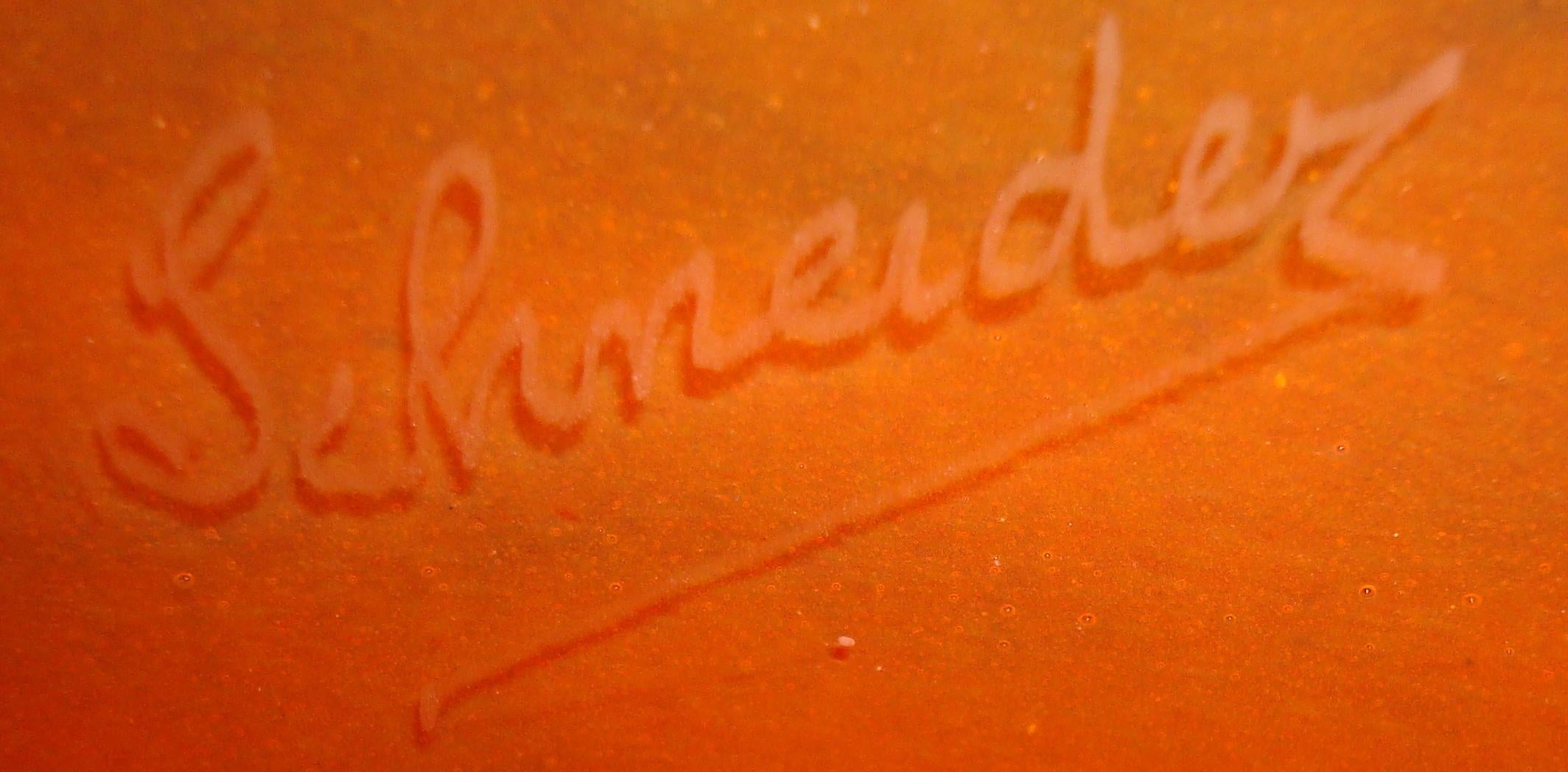 Segno del vaso: Schneider  ( Decorazione in giada ), Anno: 1922, Stile: Art Deco in vendita 5