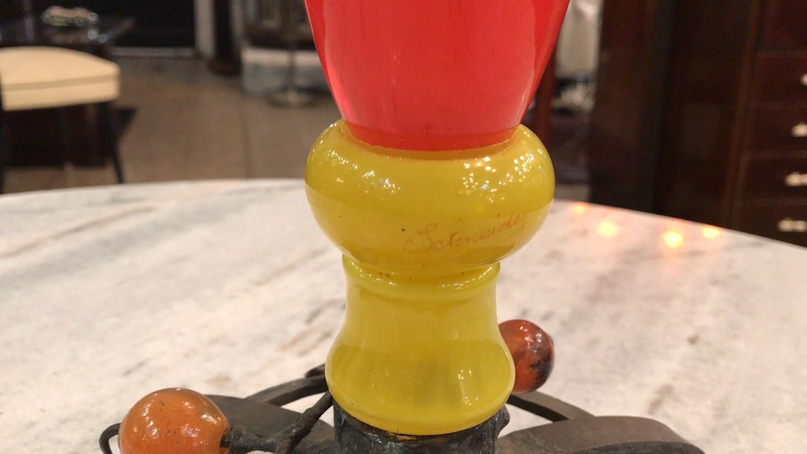 Segno del vaso: Schneider con applicazione, 1920, Francia in vendita 9