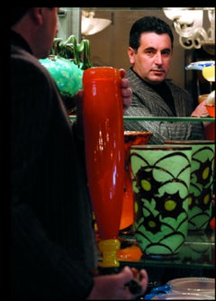 Vase Sign: Schneider with application, 1920, France