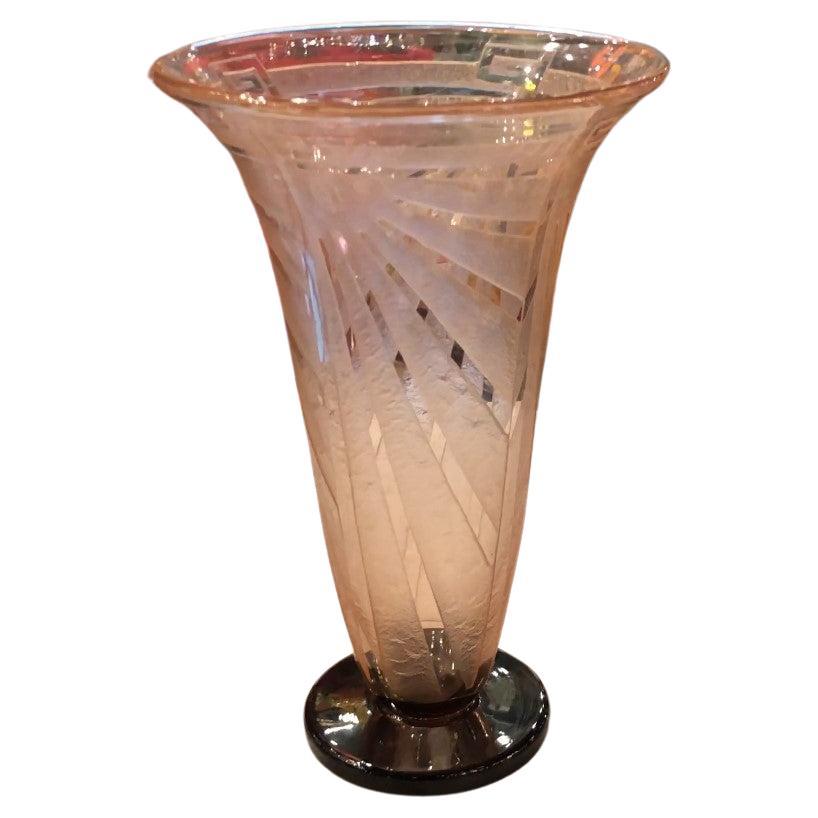 Vaso firmato: Schneider (Creuse) , Francia, 1928, Stile: Art Deco