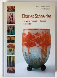 Vaso firmato: Schneider, con smalto, 1920, Stile: Art Déco, (Design: Arbousiers)