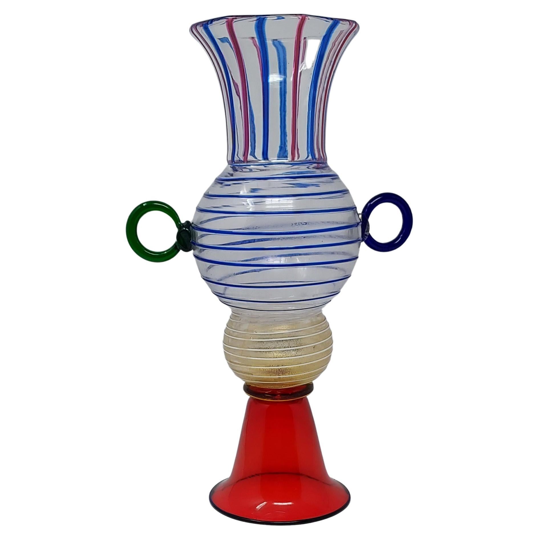 Vase "Sogni Venezini" by Antonio Da Ros for Cenedese, 1992