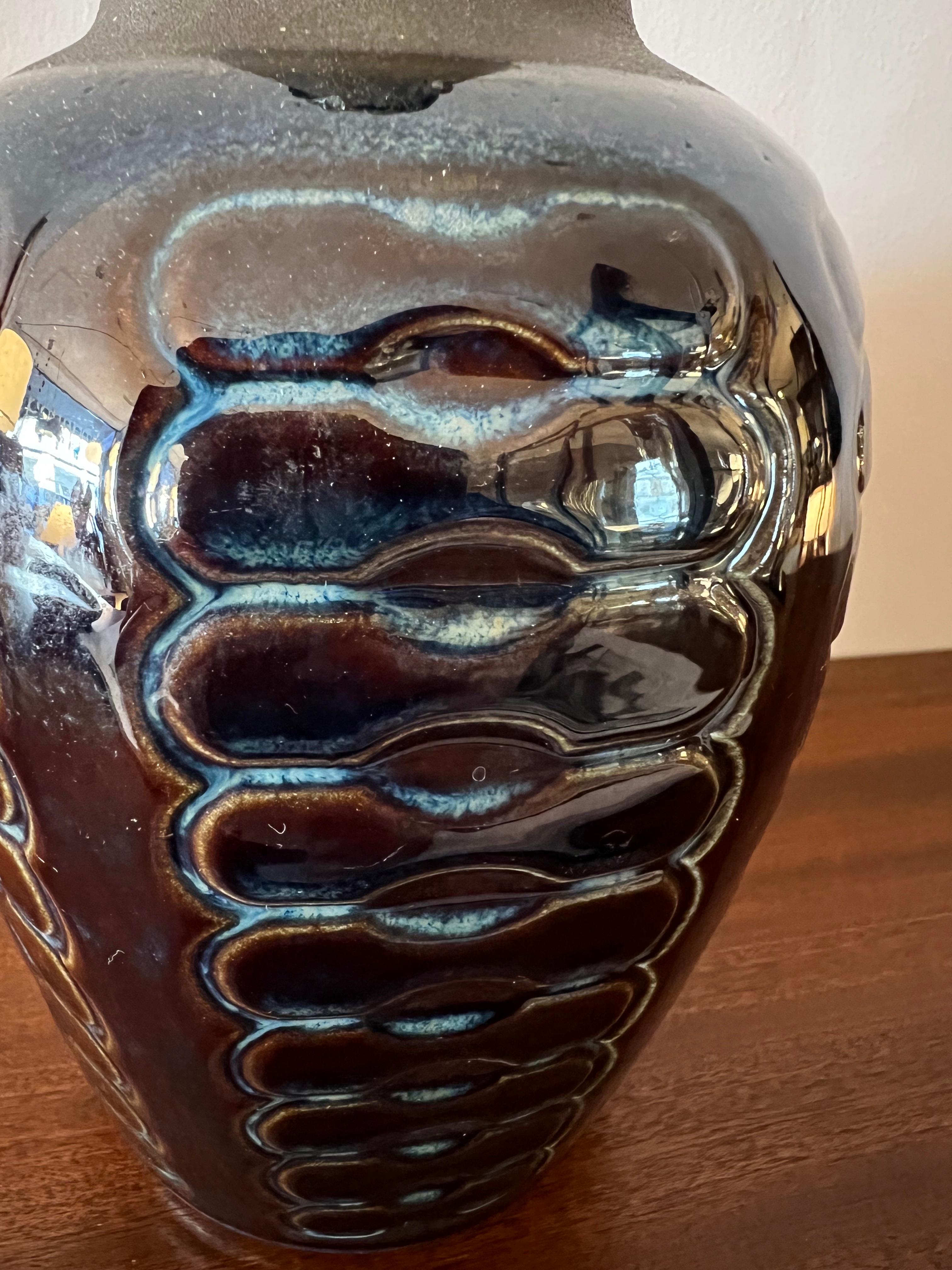 Danois Vase Soholm céramique danoise moderne Midcentury, années 60 en vente