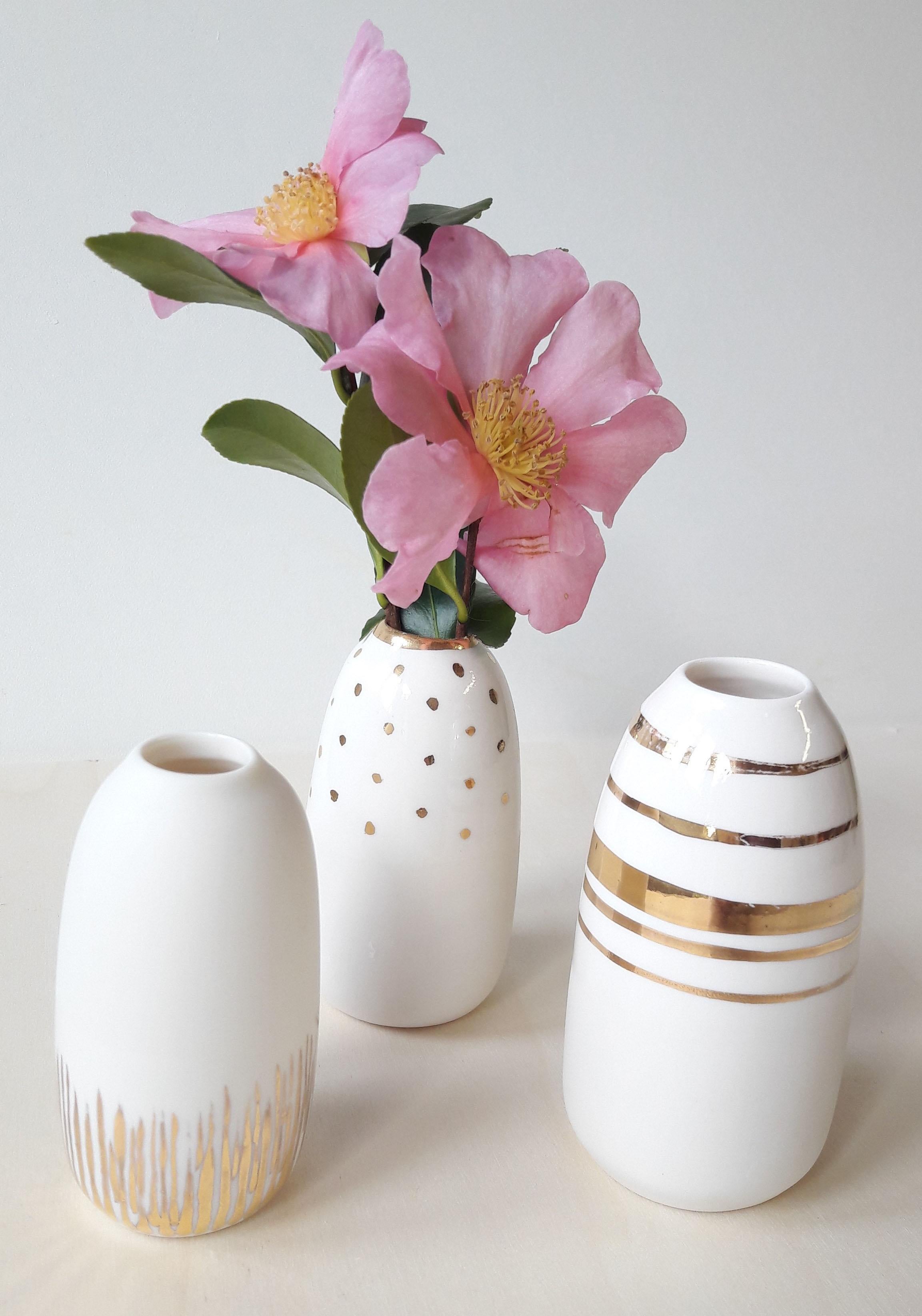 Vase Solifl'Or Pluie H - Set In New Condition For Sale In Brooklyn, NY