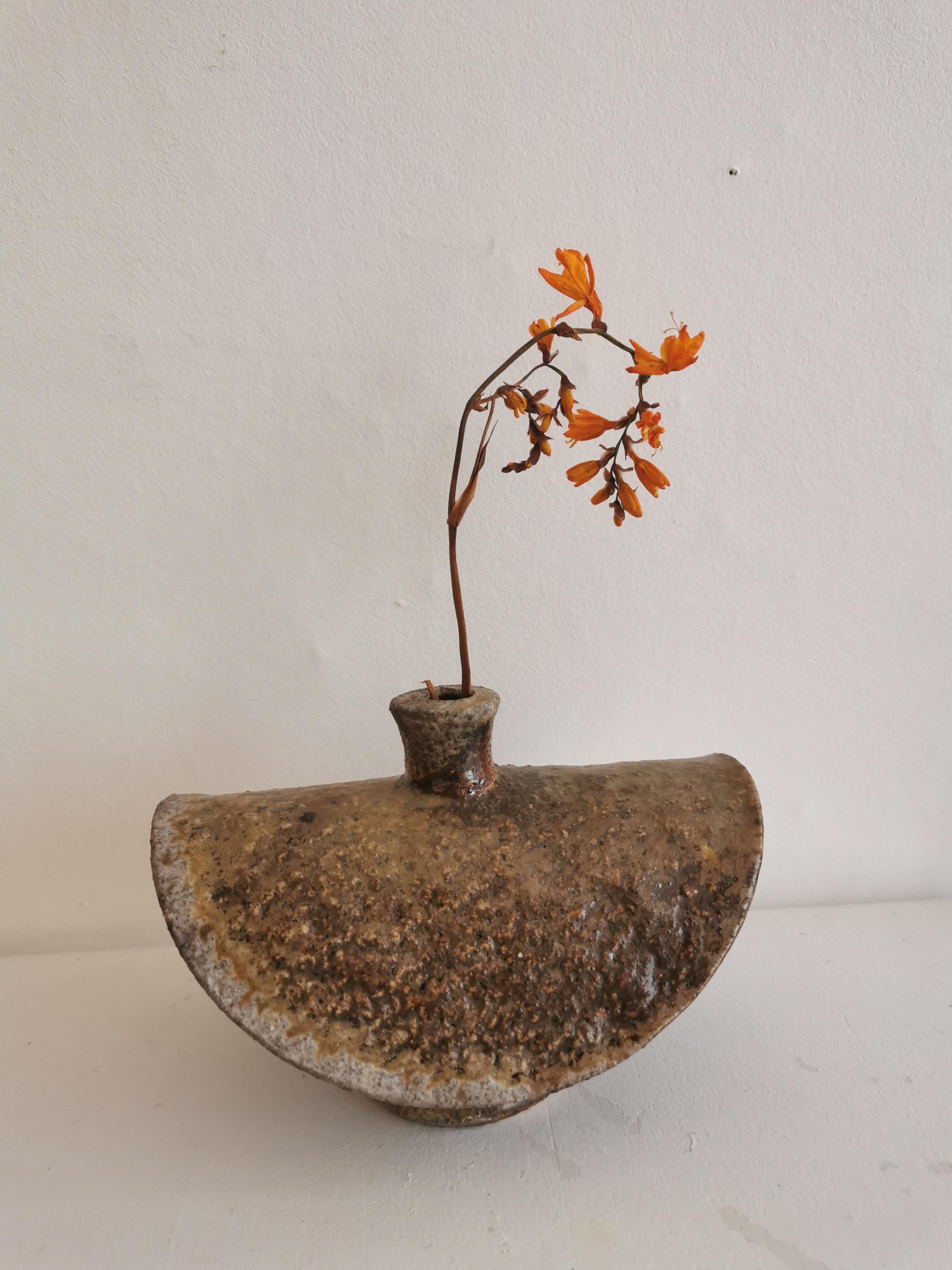 Vase en grès par Michel Pastore, La Borne, 1978 - Décoration