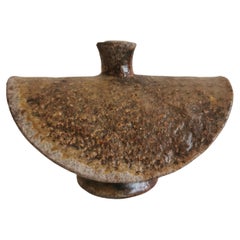 Vase soliflore en grès de la Borne