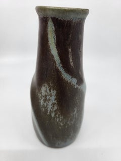 Vase soliflore signé Denbac en céramique Grès Francais Art Déco 1920
