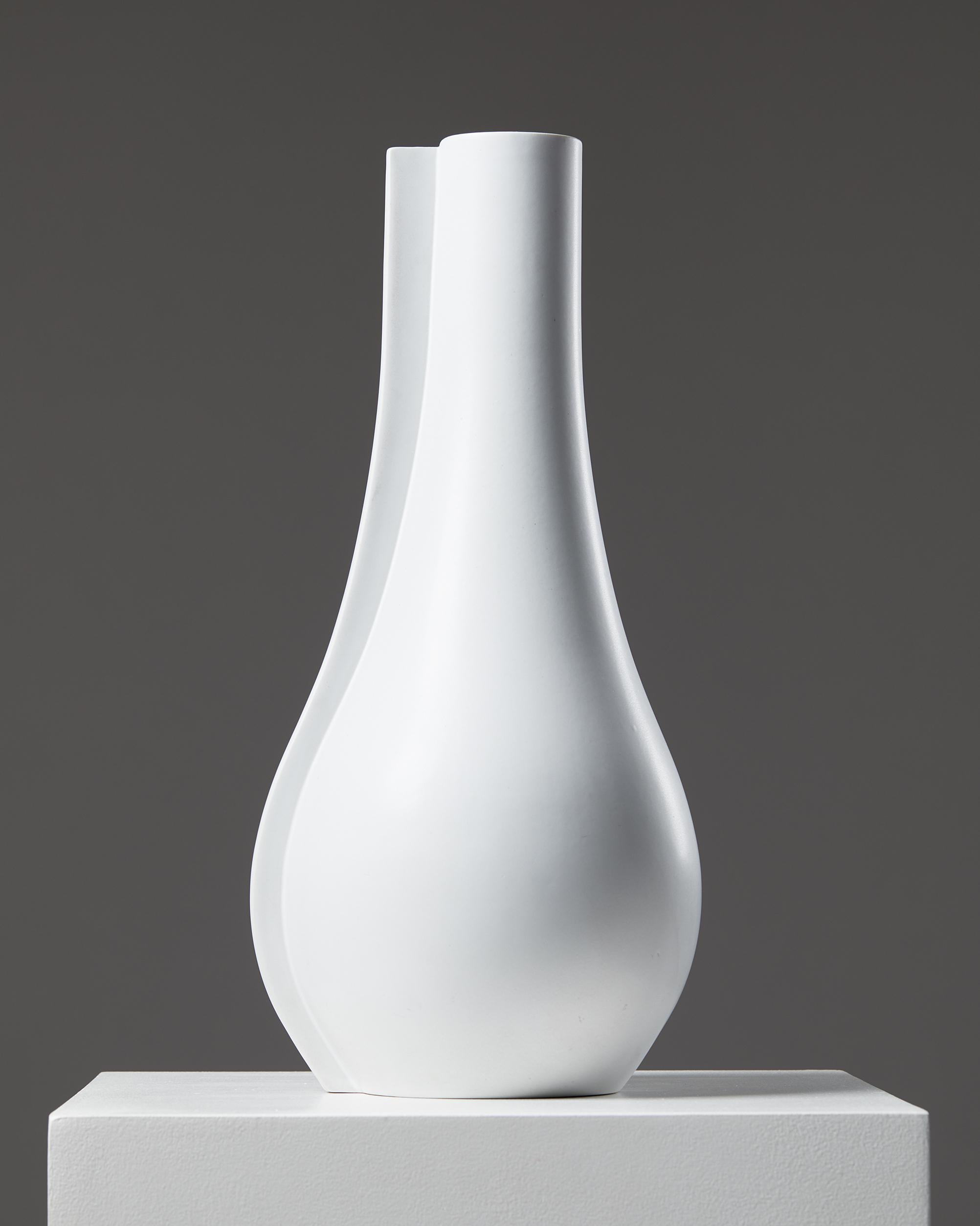 Mid-20th Century Vase “Surrea” by Wilhelm Kåge for Gustavsberg, Sweden, 1940’s For Sale