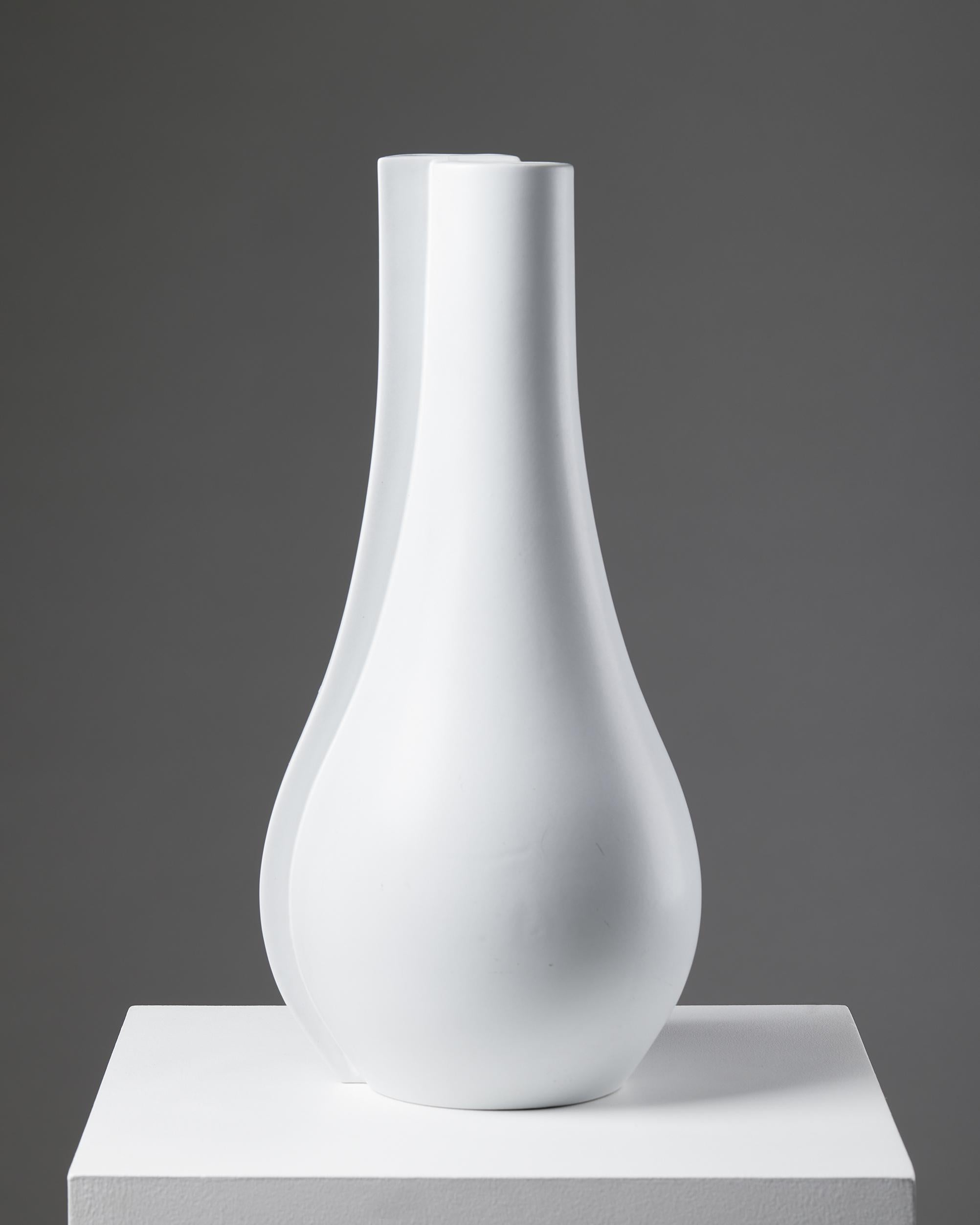 Vase 'Surrea' entworfen von Wilhelm Kåge für Gustavsberg, Schweden, 1940er Jahre (Schwedisch) im Angebot