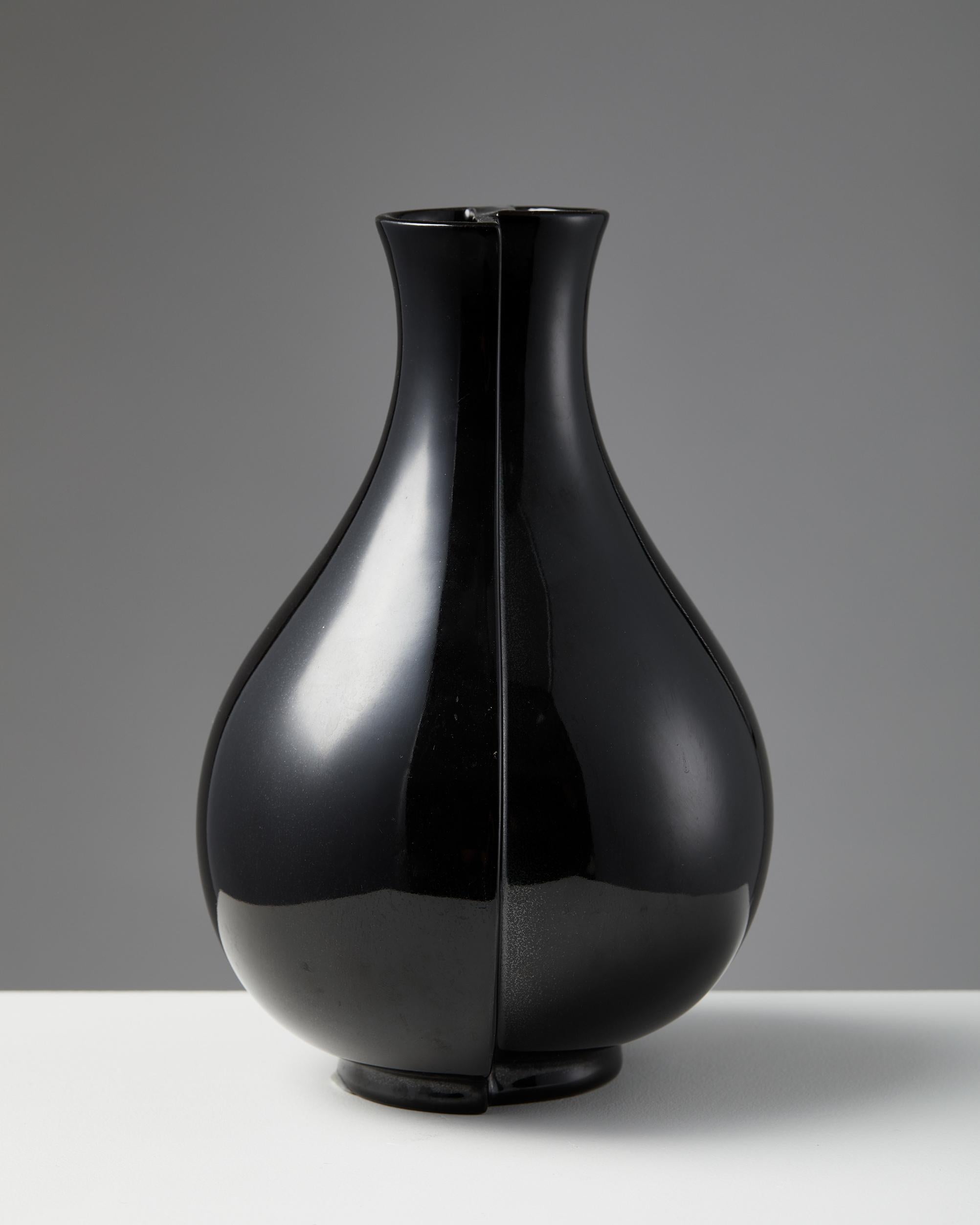 Vase Surrea entworfen von Wilhem Kåge für Gustavsberg, Schweden, 1950er Jahre (Schwedisch) im Angebot