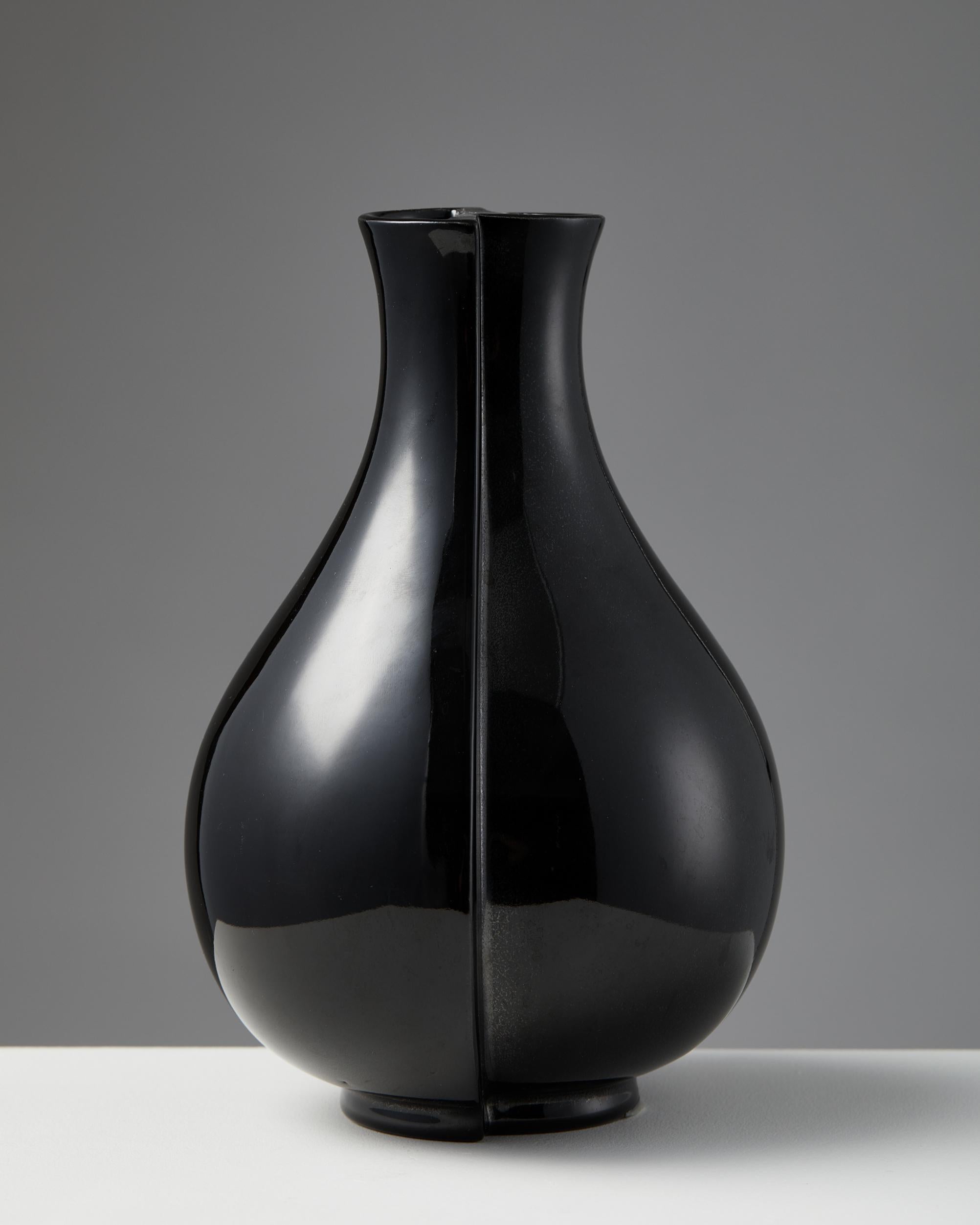 Vase Surrea entworfen von Wilhem Kåge für Gustavsberg, Schweden, 1950er Jahre (20. Jahrhundert) im Angebot