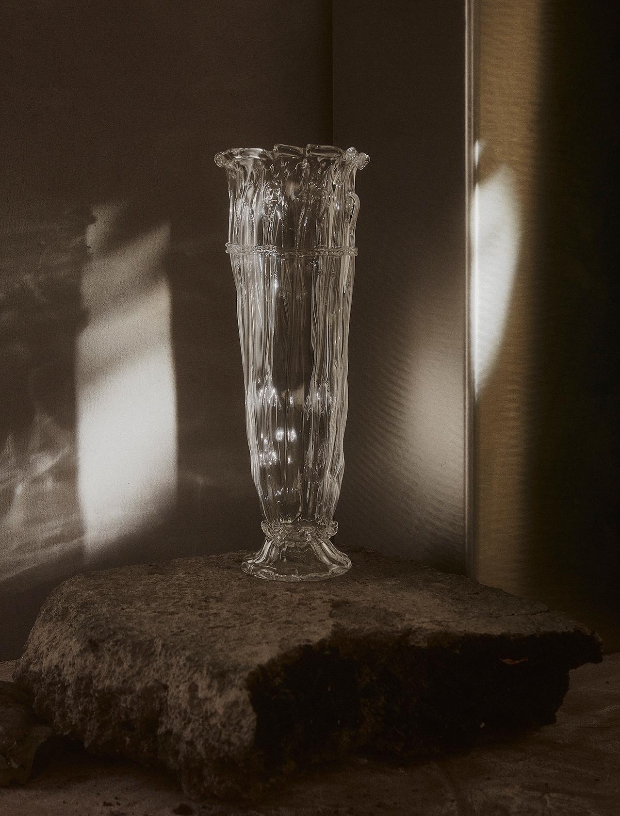 Danish Vase, Tall, Handmade by Alexander Kirkeby For Sale