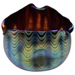 Vase Three Sided Loetz Widow Klostermuehle Art Nouveau 1900 Phaenomen Genre 6893