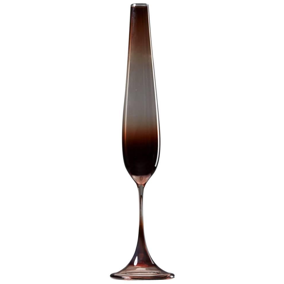 Vase, Tulip Designed by Nils Landberg for Orrefors, Sweden, 1957