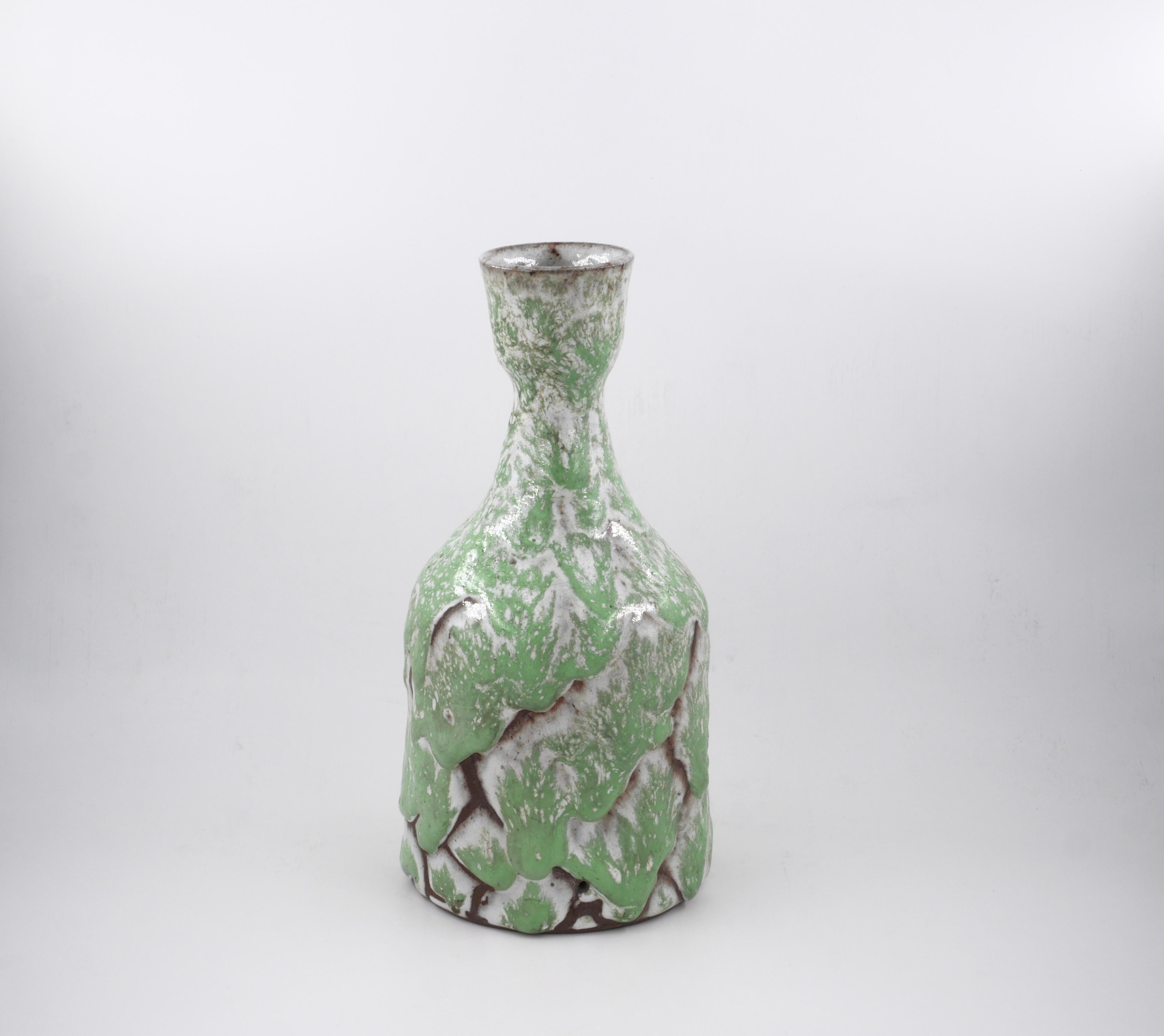 Vase, einzigartiges Stück von Robert Picault vor 1962, signiert, Vallauris, Frankreich (Moderne der Mitte des Jahrhunderts) im Angebot