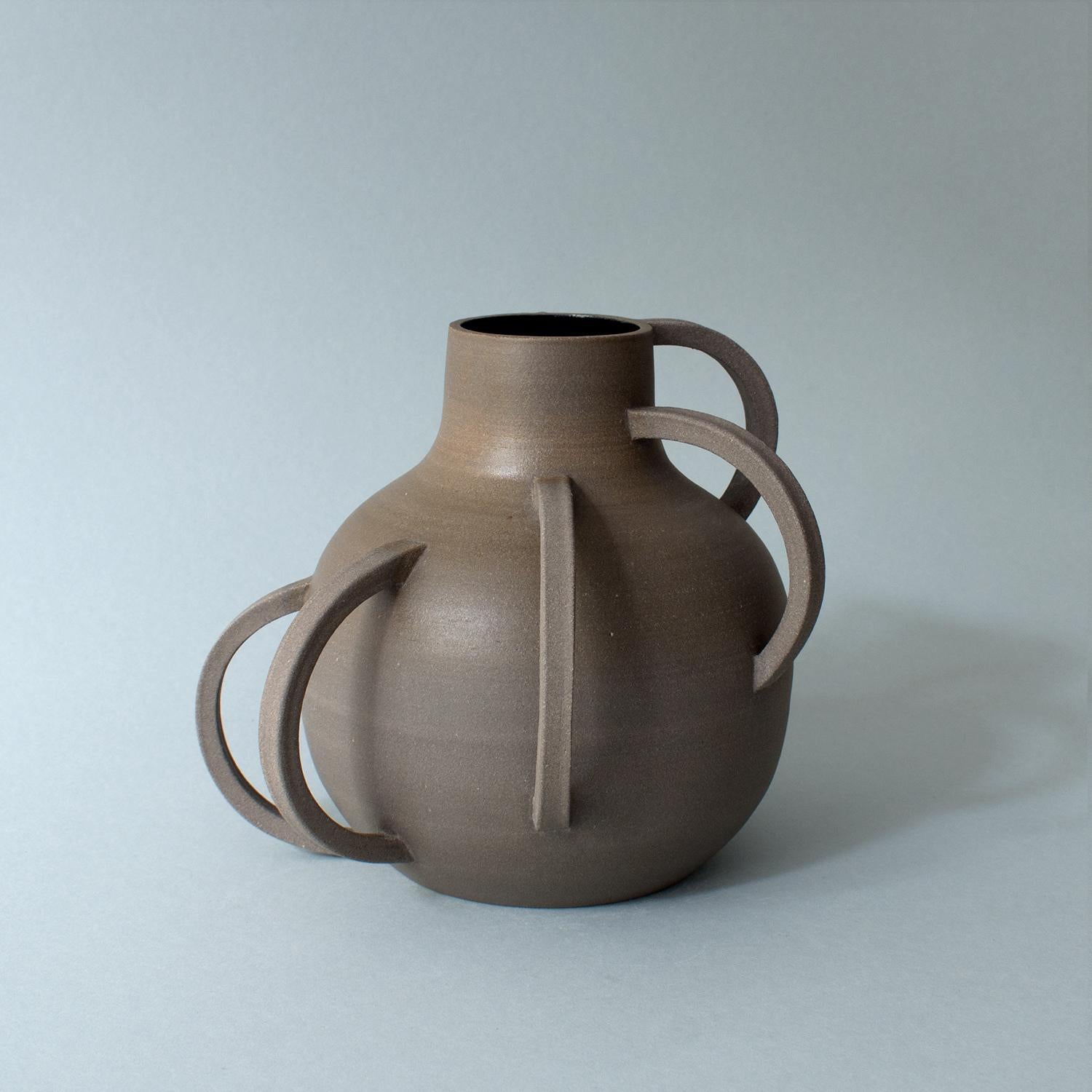 Glazed Vase V7-42-13 by Roni Feiten For Sale