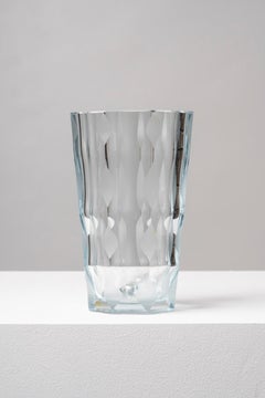 Vase; Val Saint Lambert; Belgium, 20th Century.