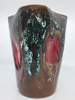 Vase Vallauris en céramique Francaise Côte-d'Azur French Riviera 1970