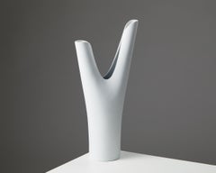 Stoneware Vase “Veckla” Designed by Stig Lindberg for Gustavsberg, Sweden, 1940s