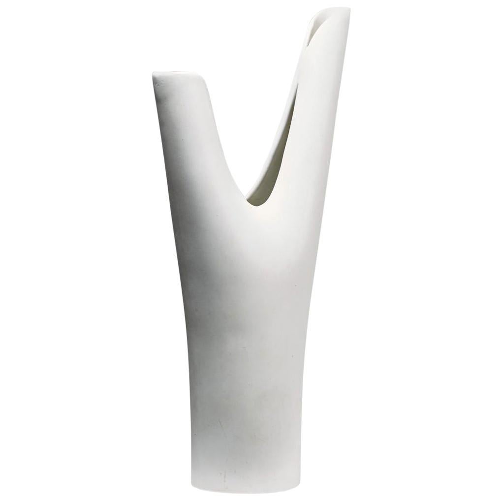 Vase “Veckla” Designed by Stig Lindberg for Gustavsberg, Sweden, 1940s For Sale