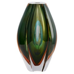 Vase 'Ventana' designed by Mona Morales-Schildt for Kosta, Sweden, 1950s, Green