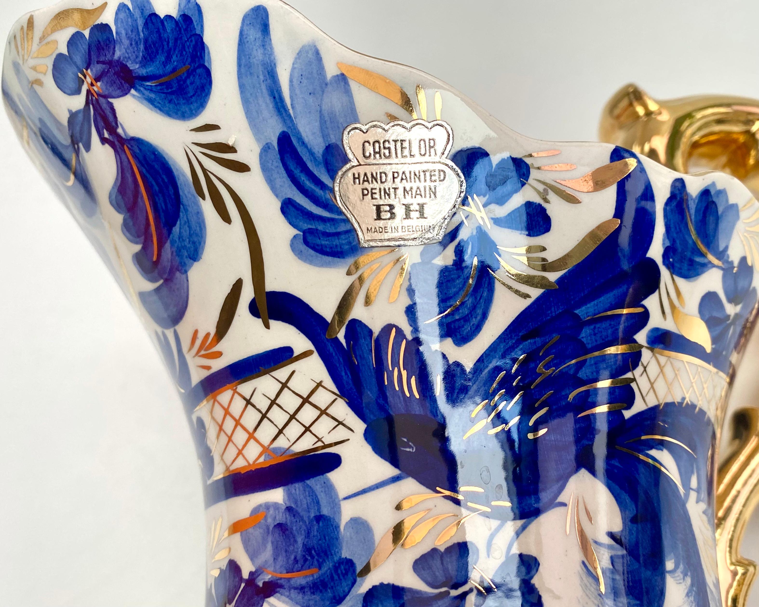 Vase vintage Hubert Bequet en céramique Allemagne Excellent état - En vente à Bastogne, BE