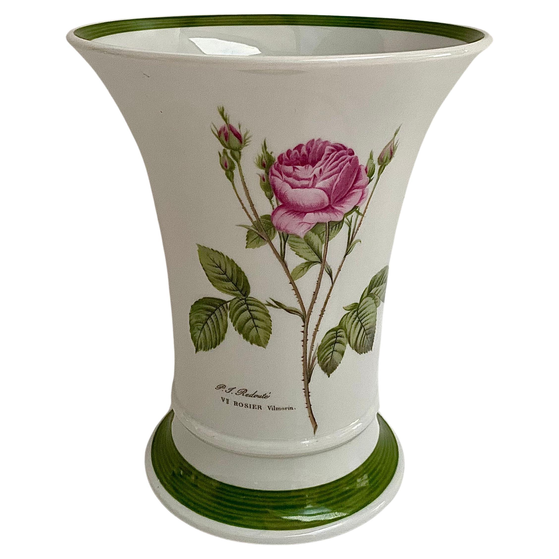 Vase Vintage Hutschenreuther Mid-Century White Porcelain from Bavaria, Germany