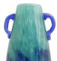 Vase with application  Sign: Degué, Made in France, Style : Art Deco, 1926