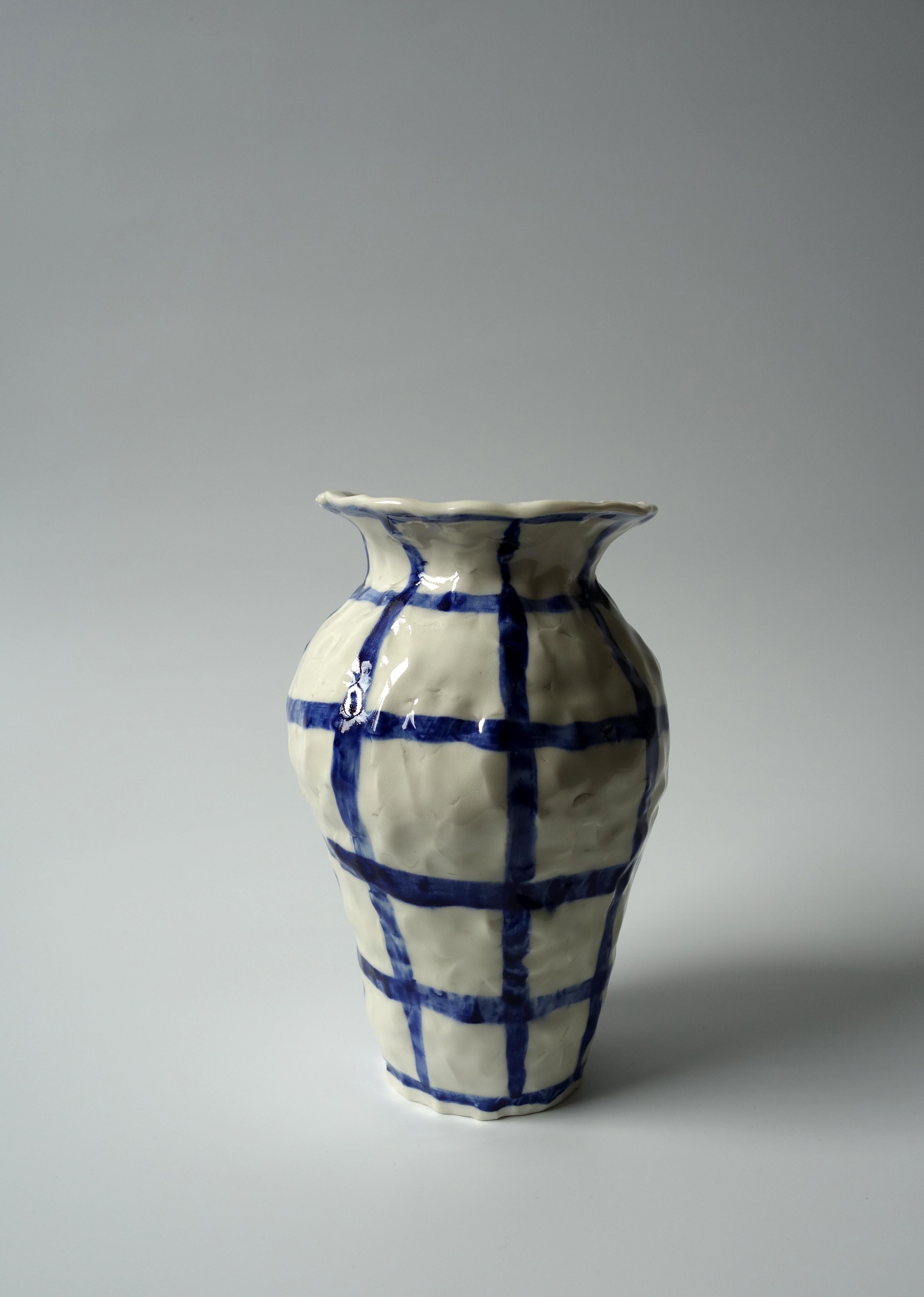 Svedese Vaso con dama di Caroline Harrius in vendita