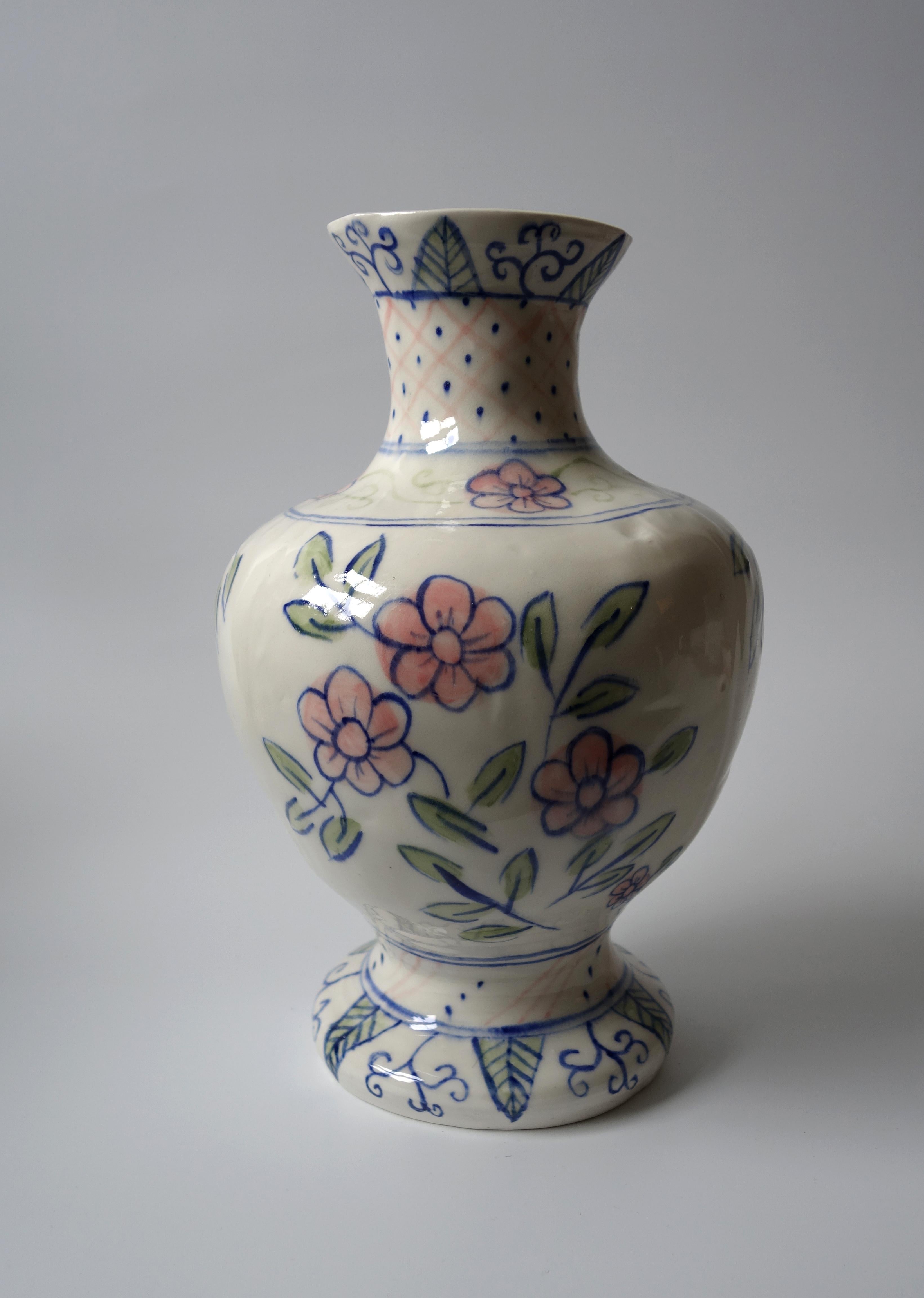Swedish Vase with Flowers by Caroline Harrius