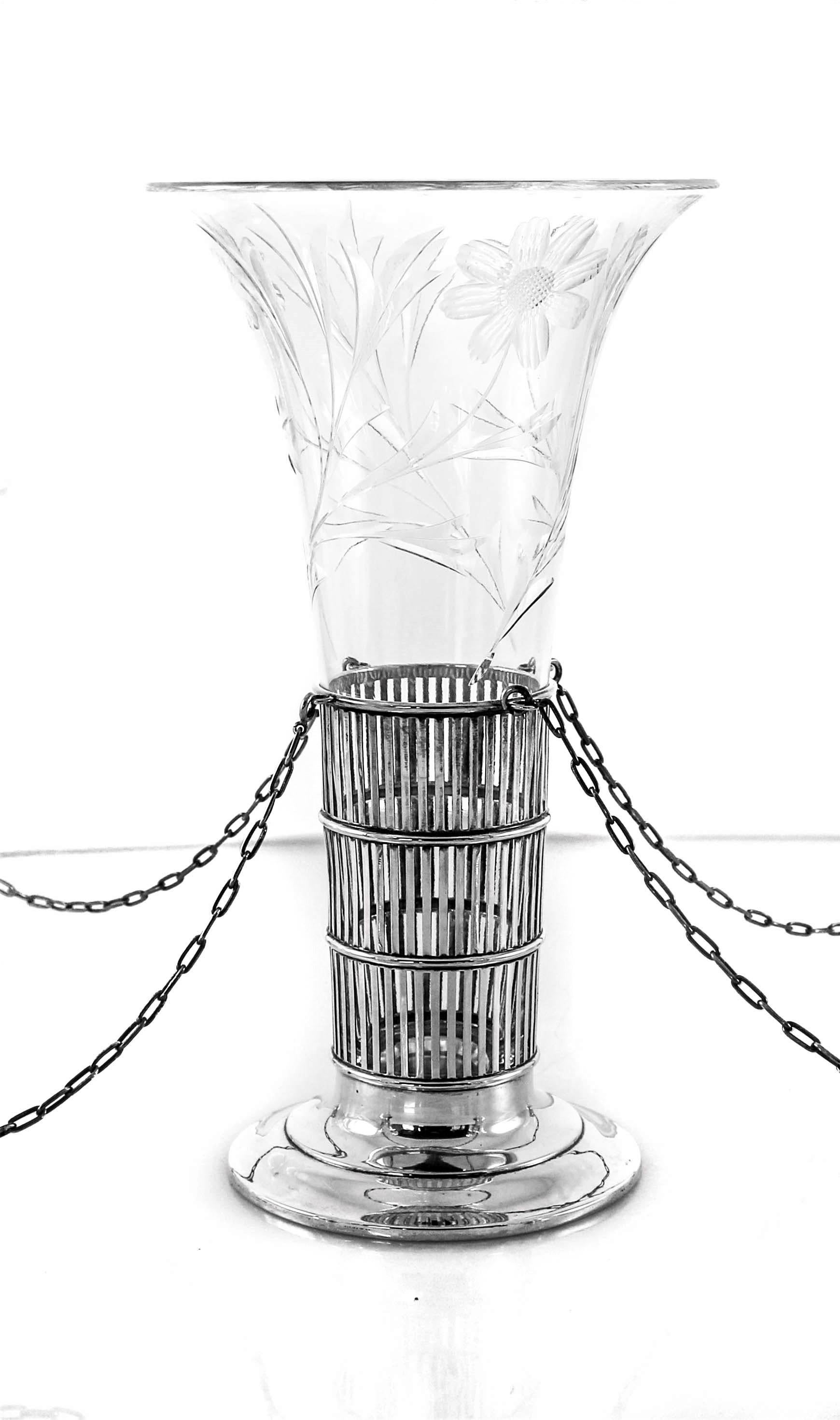 Vase mit vier kleineren Vasen (Frühes 20. Jahrhundert) im Angebot