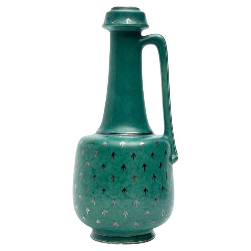 Jarrón con asa de Wilhelm Kåge para Gustavsberg en venta