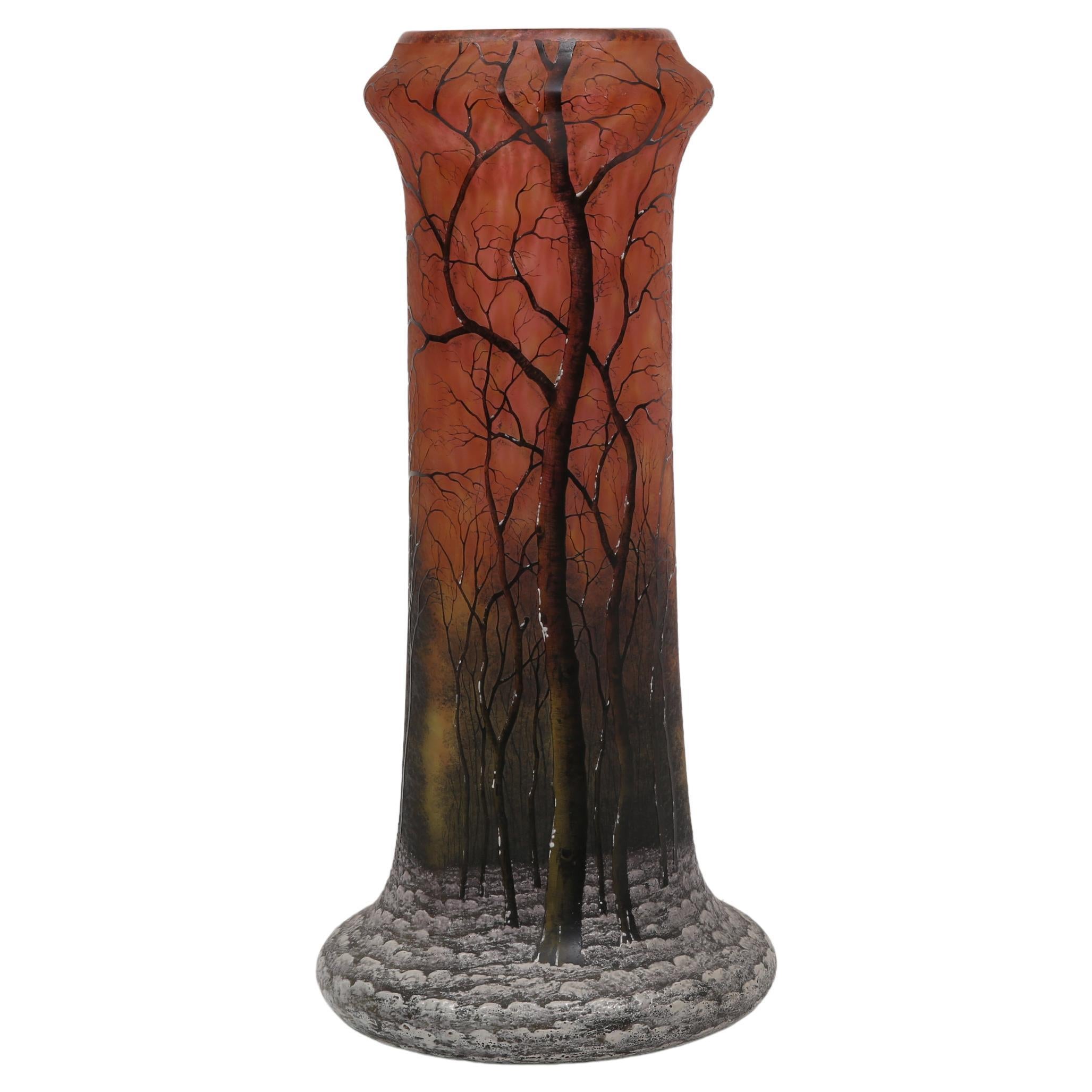 Vaso con motivo invernale di Nancy Daum