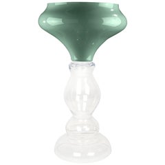 Vase Zeus, Neo Mint, 2020 Trend, and Clear Color, in Glass, Italy