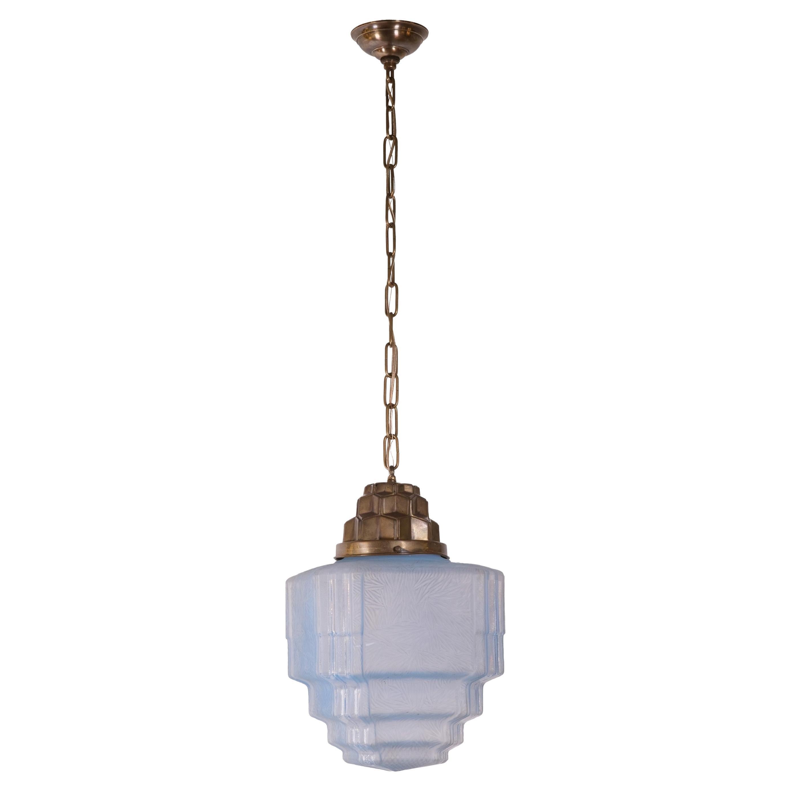Fresh Look at Art Deco Style Skyscraper Pendant Light At 1Stdibs