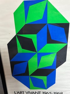 Vaserely Poster L'Art Vivant 1965-1968