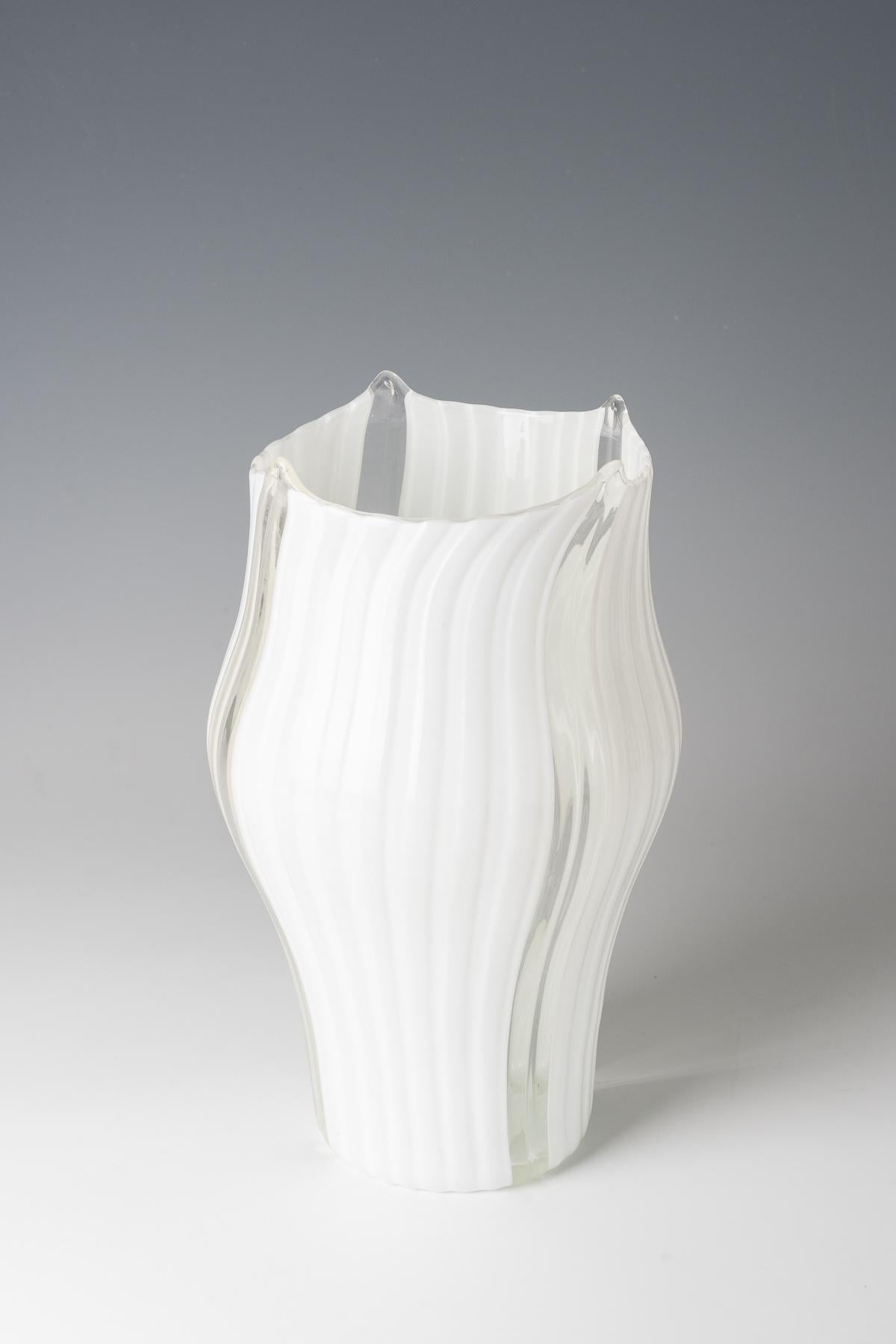 Fatto a mano Vasi 'Barena' Venini & C., Murano, design di Toni Zuccheri, 1981 in vendita