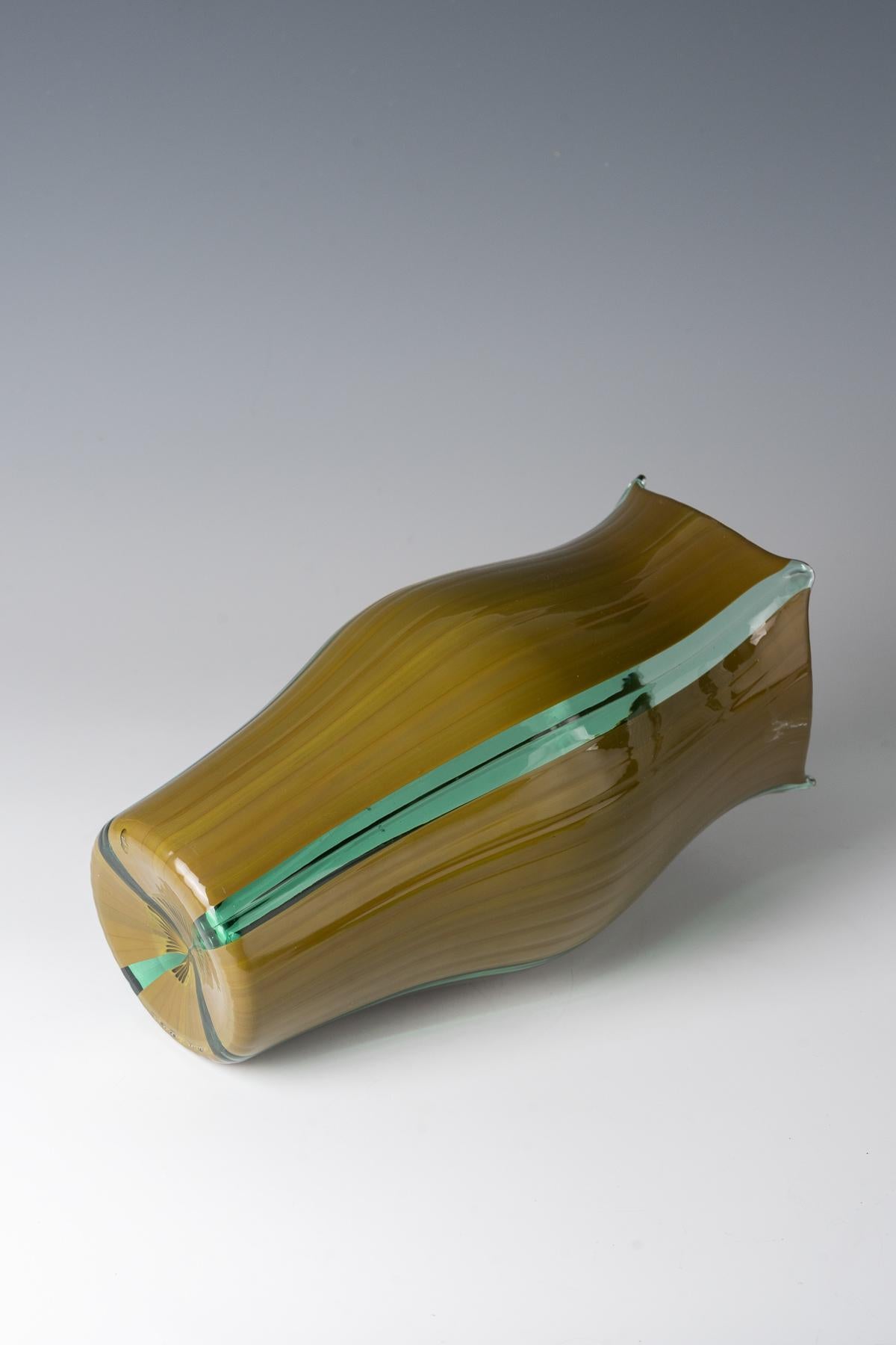 Fine XX secolo Vasi 'Barena' Venini & C., Murano, design di Toni Zuccheri, 1981 in vendita