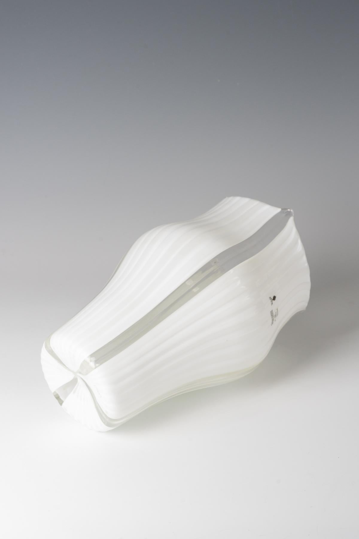 Fine XX secolo Vasi 'Barena' Venini & C., Murano, design di Toni Zuccheri, 1981 in vendita