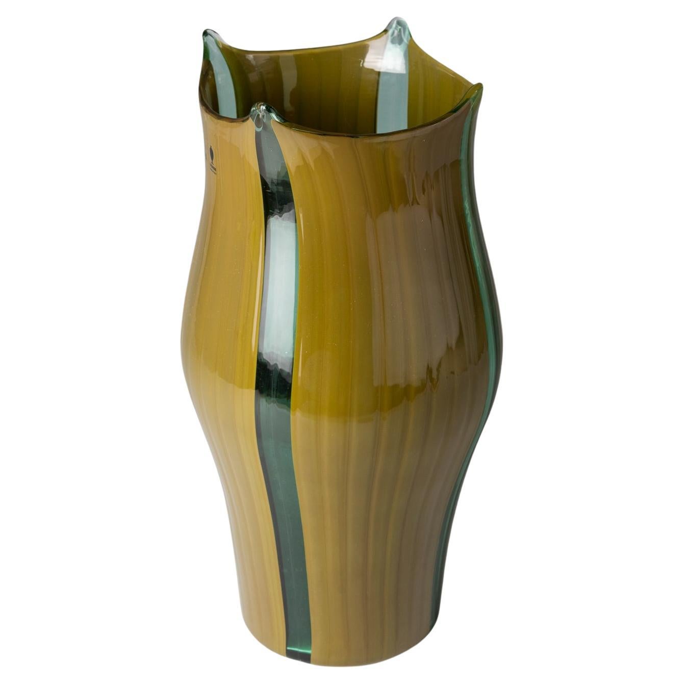 Vasi 'Barena' Venini & C., Murano, design di Toni Zuccheri, 1981