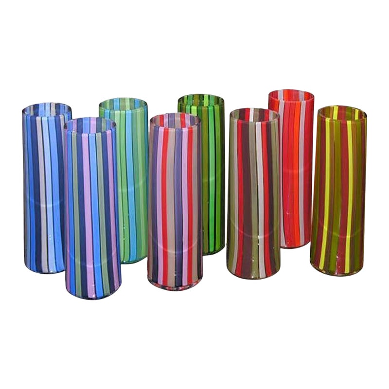 Vasen von Anders Rydstedt, Vasen aus mundgeblasenem Glas, Mehrfarbig, Contemporary im Angebot