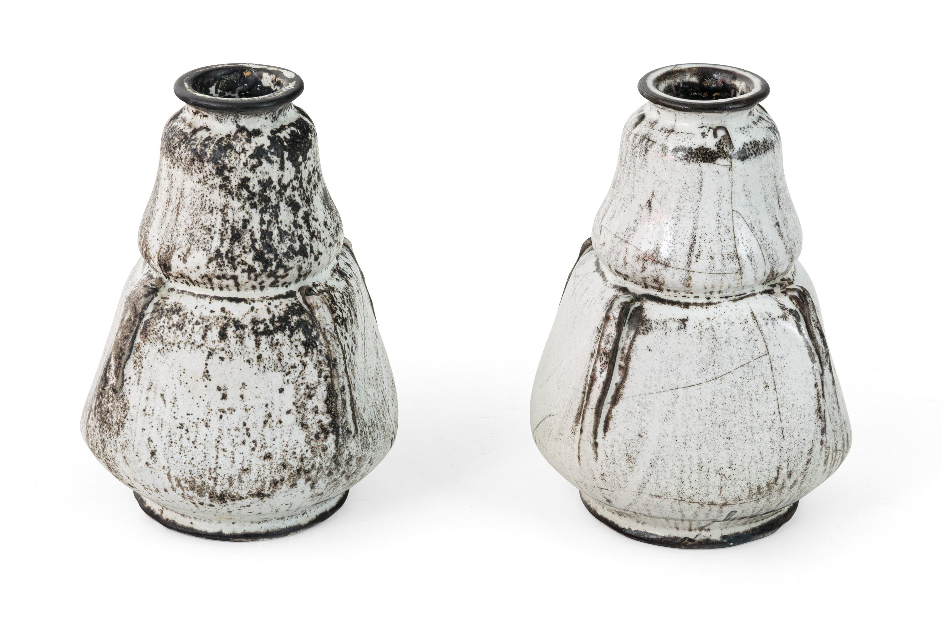 Scandinavian Modern Vases by Svend Hammershoi for Herman A. Kahler Keramik, Denmark, 1930s