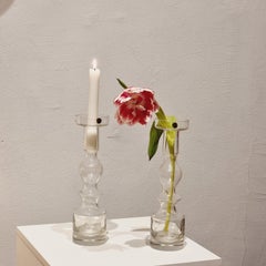 Vases/bougies "Pompadour"/1945, Riihimäaen Lasi, Scandinavian Modernity