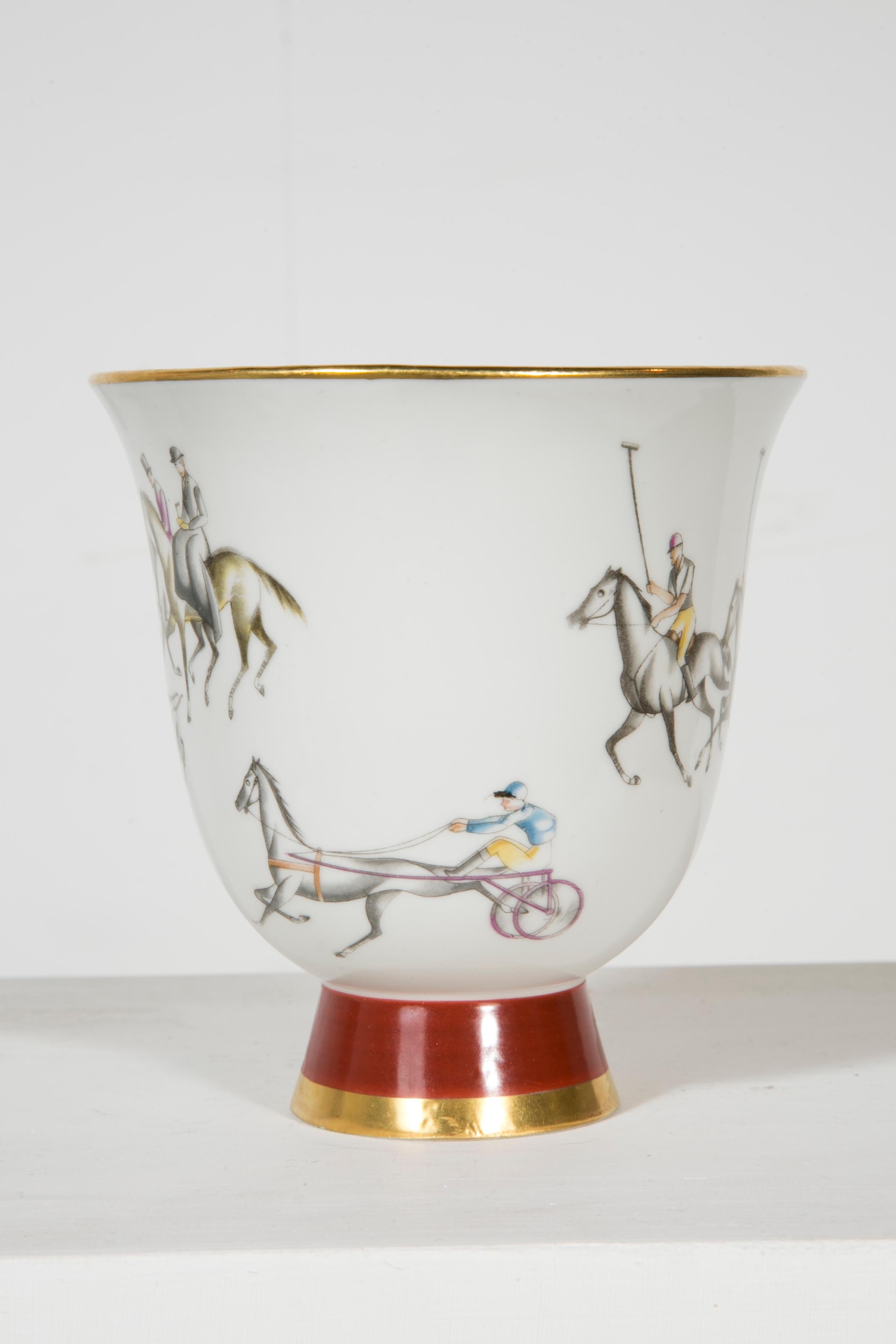 Vases with Jockeys of Gio Ponti 1