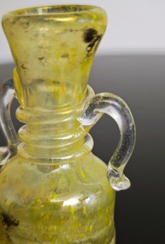 Seguso Italien 50/60er Jahre dekorative Mid-Century Modern Scavo Murano Glas Vasen