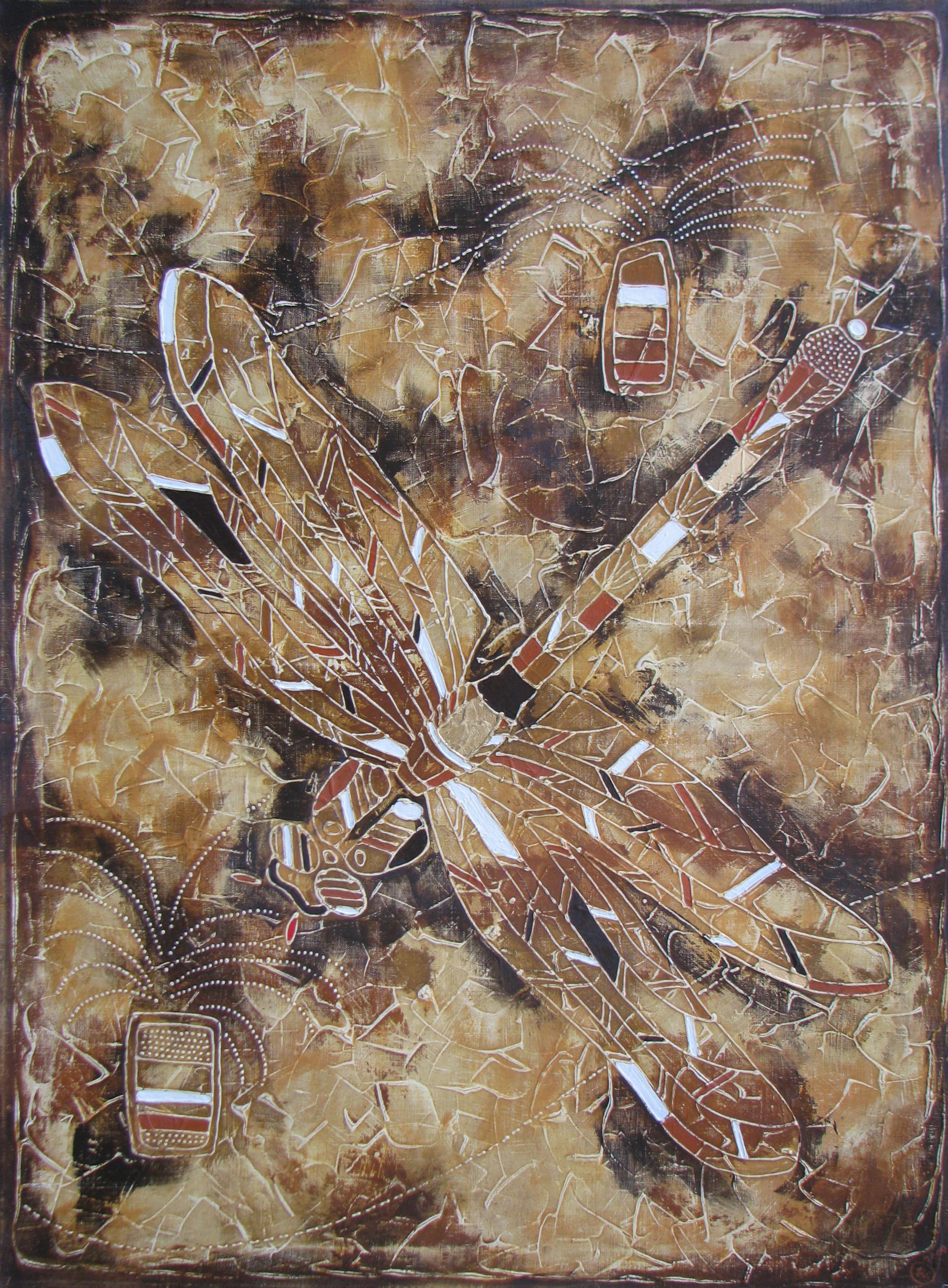 This art - work is part of the project INSECT'S LIFE.

The paint is made in the author's technique of painting by Vasili Zianko based acrylic painting on canvas using a variety of textures, washes, the finest glazing, volumetric contours. The