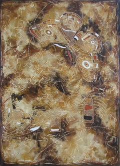 Composizione #13 di Vasily Zianko, tecnica volume-contour dell'autore