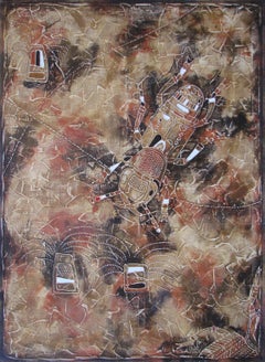 Composizione #14 di Vasily Zianko, tecnica volume-contour dell'autore
