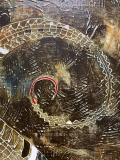 FINAL DESTINATION (quadriptych) , volume-contour technique by Vasili Zianko