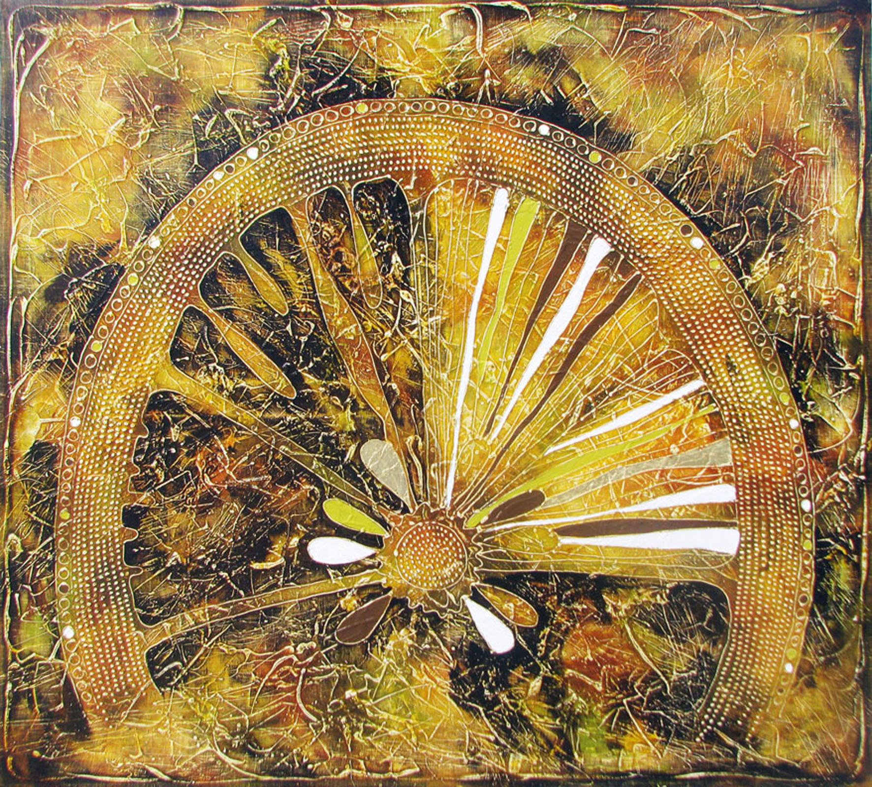 Esta obra de arte forma parte del proyecto REFLEXUS.

La pintura está realizada en la técnica de pintura del autor por Vasili Zianko a base de pintura acrílica sobre lienzo utilizando una variedad de texturas, lavados, las veladuras más finas,